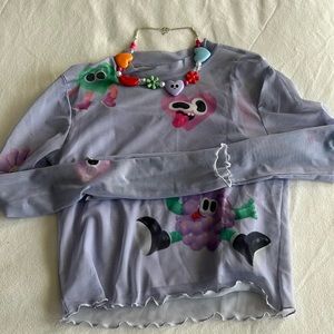 Set of 2 tops + necklace-Eva Cremers/ H&M collab